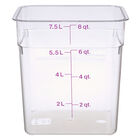 Cambro CAM8SFSCW441 8 Qt Camsquare Container Allergen-Free Storage