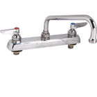 T&S Brass B1121M 8" Deck Faucet, 8"Spt,Leadfree