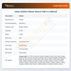 Hobart 342205-3 Blower Wheel 9-7/8D X 2-5/8W 5/8