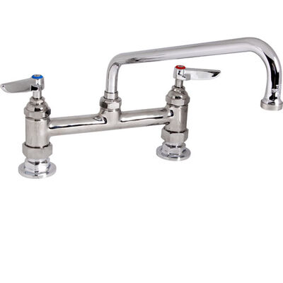 T&S Brass B0344 8 " Deck Faucet , 10"Spt,Leadfree