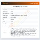 Hobart 881984 Angle Valve 3/4"