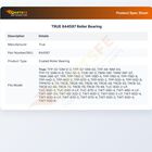 TRUE 844597 Roller Bearing With Mounting Stud