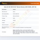 Hatco 02-08-130D-00 54" Warmer Element, 208V 1250W,  .260" DIA