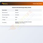 Garland 2672200 Range Relay 24VAC