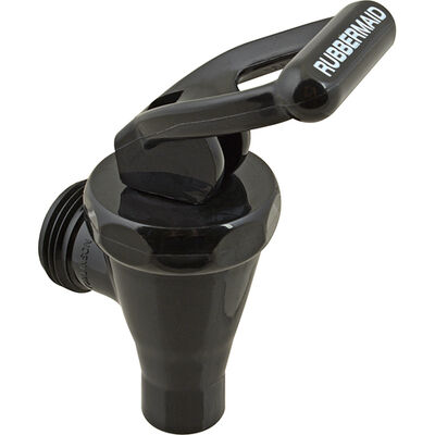 Faucet, "S",Blk Plst,Crvd Hndl For Rubbermaid - Part# Rbmdfg3358l60000