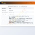 Standard Keil 2850-1013-1110 Hinge Assembly