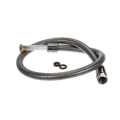 T&S Brass B-0042-H2A Flexible Hose 42" Stainless Steel Less Handle