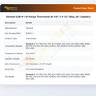 Garland G2674-1 G1 Range Thermostat W/ 1/4" X 6-1/2" Blub, 24" Capillary