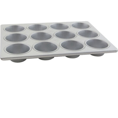 Focus Foodservice 905045 Pan,Cupcake3X4,12 Ct,Alu M