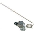 Dynamic Cooking Systems 55763-02 BJWA Thermostat with 3/16" x 11-3/16" Bulb, 48" Cap, Rear Outlet, 0&deg; Rotation