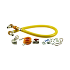 T&S Brass HG4D48SK Hose Kit Gas Connector 48" 3/4" NPT