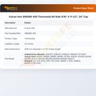 Vulcan Hart 498096-450 Thermostat W/ Bulb 3/16" X 11-1/2", 24" Cap