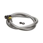 T&S Brass B-0054-H2A Flexible Hose 54" Without Handle Stainless Steel