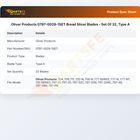 Oliver Products 0797-0029-1SET Bread Slicer Blade Type A Set Of 32