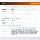 APW 2000100 BJWA Griddle Thermostat,150&deg;-400&deg;F, CCW