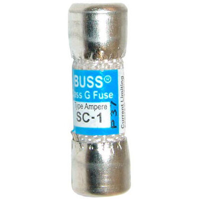 Cecilware 515066 SC-1 Time Lag Fuse, 13/32" X 1-5/16", 600V, 1 AMP