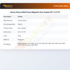 Henny Penny 25643 Holding Cabinet Door Gasket 29" X 21.75"