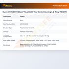 Bunn 42025.0000 Water Valve Kit W/ Flow Control Housing & O-Ring, 110/120V