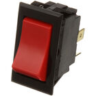Intermetro RPC13-127 Rocker Switch SPST On/Off Red 7/8" X 1-1/2"