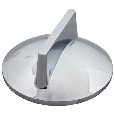 Garland 224008 Chrome Metal Knob 2" DIA, Mount .240", 5/16" Protrusion