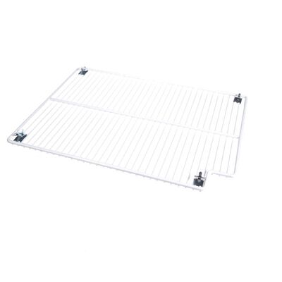 True 905386-038 Right Wire Shelf W/Clips White 21-9/16" x 16" TSSU-48/72