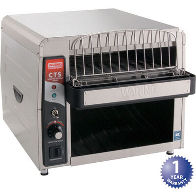 Waring CTS1000 Conveyor Toaster, 120V,1800W