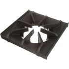Imperial 1186 Cast Iron Open Top Grate W/Built In Bowl 12" X 12"
