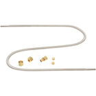 Dormont T4-KIT-30 1/4"  X 30 "Flex Tube Kit W/ Fittings for Gas & Pilot Lines,1 Flex Tube, Compression Nuts, 1Male Breakaway Fitting