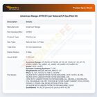 American Range A11103 Fryer Natural/LP Gas Pilot Kit