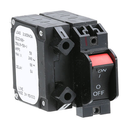 Nieco 15480 Automatic Broiler Rocker Switch Panel Mount 2-Pole 50A