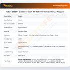 Hobart 355344 Door Catch Kit