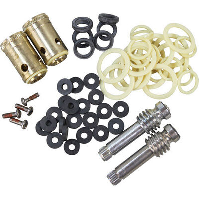 T&S Brass B-6K Faucet & Spindle Repair Kit, New Type W/Barrel & Spindles