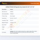 Delfield 1702623 Refrigerator Door Gasket 24-3/4" X 27-1/2"
