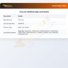 Cres Cor 0848033 High Limit Switch 25A 400&deg;F