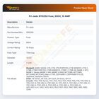 Fri-Jado 9110250 Fuse, 600V, 10 AMP