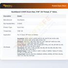 Southbend 3-DV01 Acorn Nut, 7/16"-20 Thread, 3" Valve,