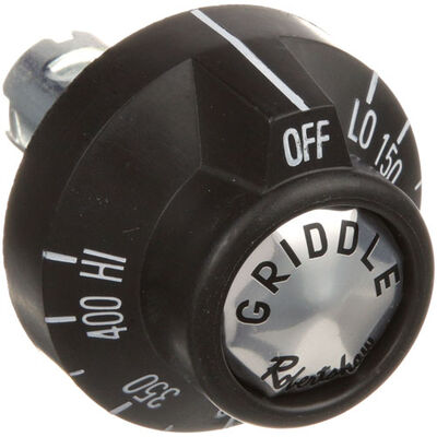 Vulcan Hart 00-715074 Black 1-15/16" DIA Knob with 1-1/4" Protrusion Extends