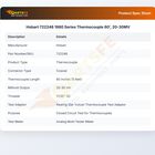 Hobart 722248 1980 Series Thermocouple 60', 20-30MV