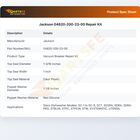 Jackson 04820-200-23-00 Repair Kit