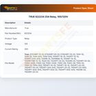 TRUE 822234 25A Relay, 100/120V