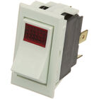 Hobart 111496-B4 SPST Lighted Rocker Switch, Fits 7/8" X 1-1/2" Hole,ON/OFF