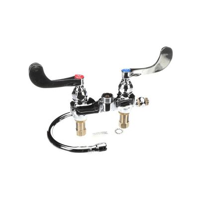 T&S Brass B-0892-122X-LAM Medical Faucet Deck Mount 4" & Swivel/Rigid Gooseneck