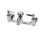 T&S Brass B-0674-RGH Service Sink Faucet Wall Mount 8" Center