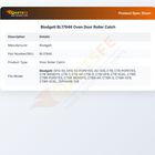 Blodgett BL17946 Oven Door Roller Catch
