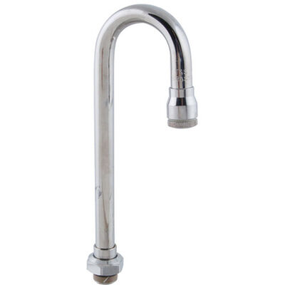 T&S Brass 132X 9" Gooseneck Spout, Lead-Free