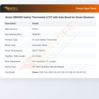 Groen GR94161 Safety Thermostat LC117 with Auto Reset for Groen Steamers