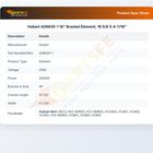 Hobart 426635-1 18" Bracket Element, 19 5/8 X 4-7/16"