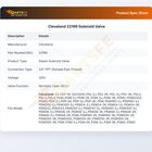 Cleveland 22199 Solenoid Valve