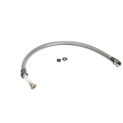 T&S Brass B-0032-H2A Flexible Hose 32" Stainless Steel Less Handle