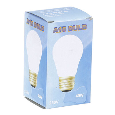 Vulcan Hart VH342766-00002 40W Bulb with White Frosted Interior, 250V